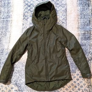 North Face Women's Carto Triclimate 3 in 1 Jacket Olive Size Small.